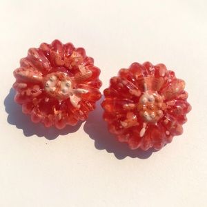 🌼Floral Resin Earrings